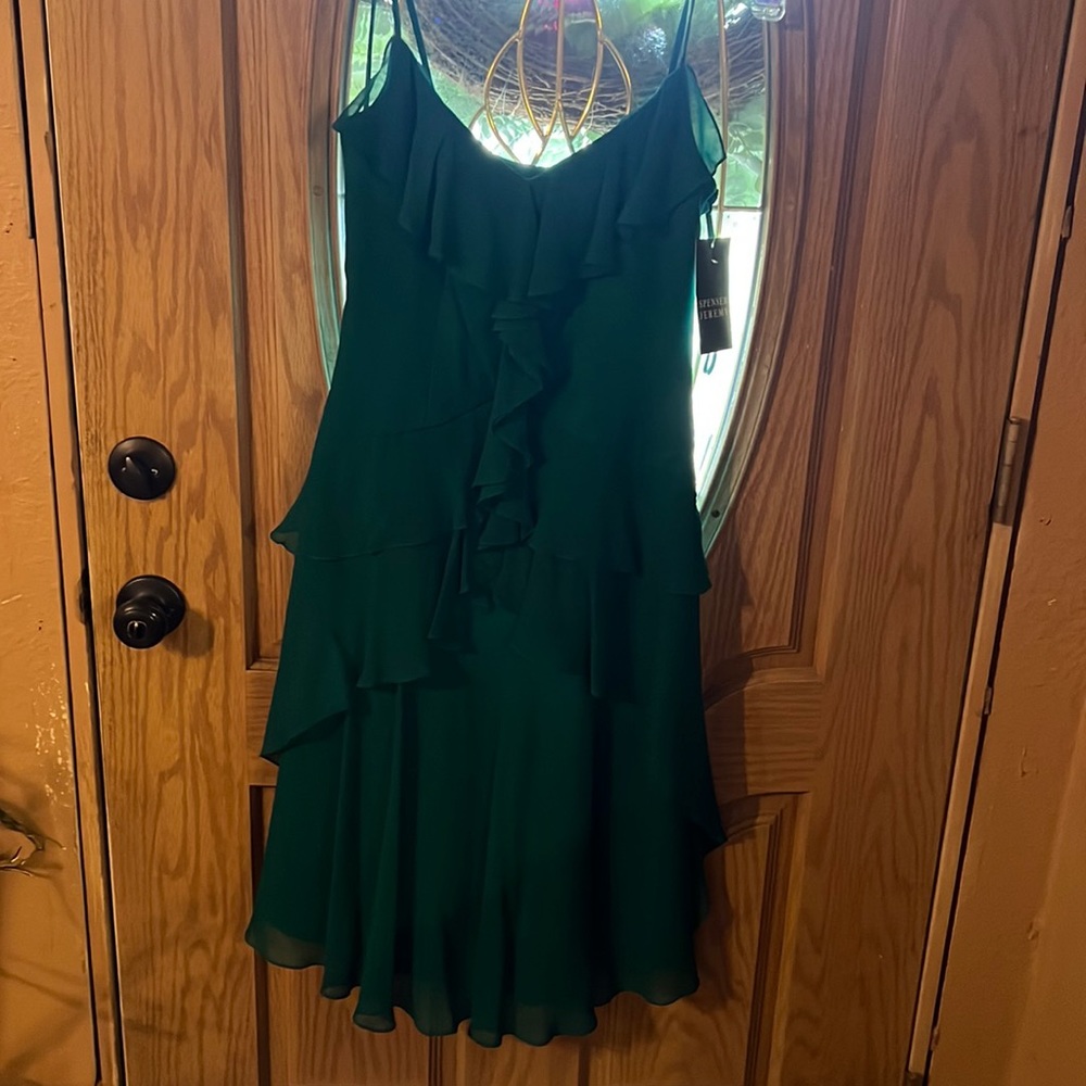 Beautiful spaghetti strap with ruffles